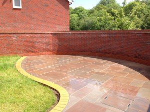 Garden landscaping in South Wales